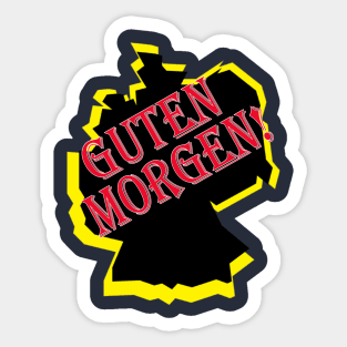 guten morgen deutsch deutschland german germany Sticker